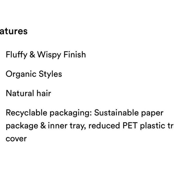 KISS Sister Nature 100% Natural False Lashes SAGE 👁️ NEW IN BOX - Picture 4 of 5